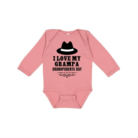 

Inktastic Grandparents Day I Love My Grampa Gift Baby Boy or Baby Girl Long Sleeve Bodysuit