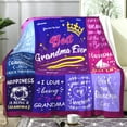 Great Grandma Gifts Blanket for Grandma,Grandmother Throw Blankets for