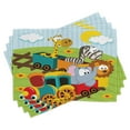 thumbnail image 1 of Ambesonne Animal Place Mats Set of 4, Savannah Art Wild Animals, Standard Size, Multicolor, 1 of 6