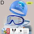 thumbnail image 1 of Silicone Swimming Cap with Anti-Fog Goggles for Kids - Comfortable and Waterproof, 1 of 1