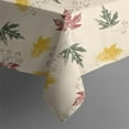 thumbnail image 5 of Autumn Fall Leaves Pattern Square Tablecloth,Waterproof Square Table Cover,Wipeable Spillproof Washable Table Cover for Home Kitchen Party Decor 42"X42"(107x107cm), 5 of 6