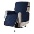 thumbnail image 1 of Polyester Deck Chair Slipcover Detachable Scratchproof Multi-pocket Home Office Living Room Recliner Protector Accessories Dark Blue S, 1 of 9