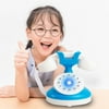 Gyouwnll Toddler Toys Kids Role Play Telephone Set Realistic Toy Bule With Lights Sounds Little Tikes