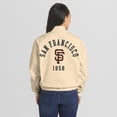 thumbnail image 2 of Women's WEAR by Erin Andrews  Cream San Francisco Giants Full-Zip Bomber Jacket, 2 of 4