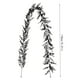 thumbnail image 3 of Guirnalda de hojas negras para Halloween (178 cm) | Guirnalda floral de plástico con flores negras | Decoración espeluznante de Halloween para repisas, puertas, fiestas, uso en interiores y, 3 of 6