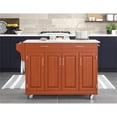 thumbnail image 2 of Hawthorne Collections 49" Wood Kitchen Cart with Granite Top in Oak, 2 of 10