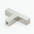 thumbnail image 2 of GlideRite 2 in. Solid Square Cabinet T-Knob, Satin Nickel - 21683-T-SN, 10 Pack, 2 of 4