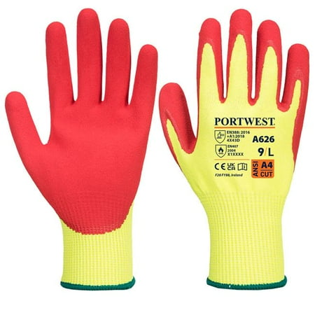 

Portwest A626Y5RXL Vis-Tex HR Cut Nitrile Glove Yellow & Red - Extra Large