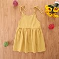 thumbnail image 4 of Toddler Kid Baby Girls Summer Sling Dress Cute Solid Color Casual Dress Swim Dress Light Up Dress, 4 of 9