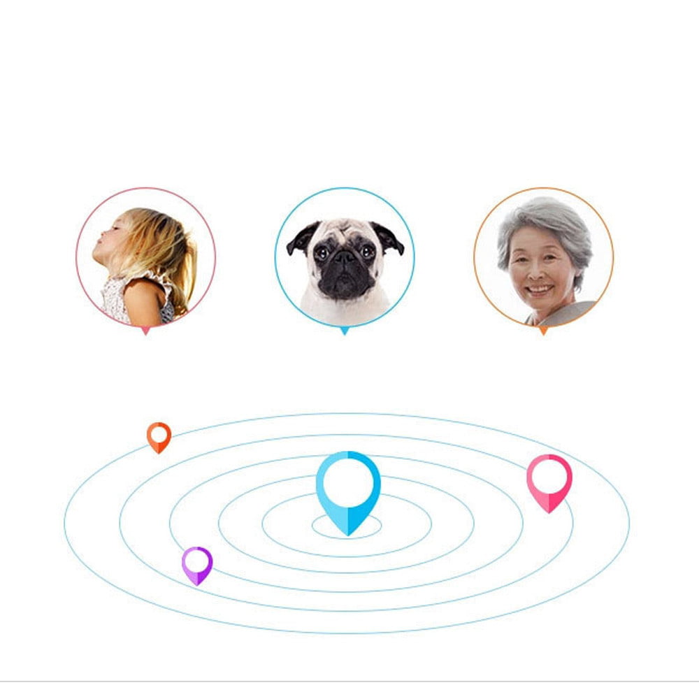 Smart Tag Finder Bluetooth Tracer Child Pet Locator Alarm Wallet Key Tracker 