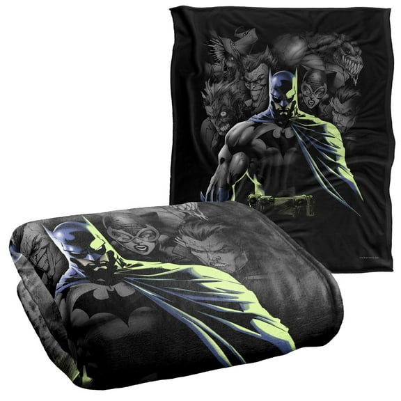 Batman Villains Unleashed Officially Licensed Silky Touch Super Soft Throw Blanket 50' x 60'