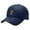 06#Navy, variant on Men's Adjustable Baseball Cap with Ear Flaps PU Leather Quilted Style Warm Hat