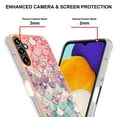 thumbnail image 2 of Nalacover Slim Case for Samsung Galaxy A35, Fish Scale Marble Pattern Phone Case for Women Girls Compatible with MagSafe, TPU Shockproof Scratch Resistant Protection Cover, Colorful Scales, 2 of 5