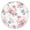 Pioneer Flower Floral-3, variant on Pioneer Flower Floral Print Pattern Round Fitted Tablecloth with Elastic Edge,Dining Table Cover Waterproof,Outdoor Round Tablecloth for Camping,Dining,Indoor and Outdoor