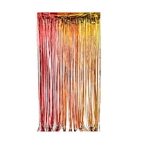 Foil Fringe Curtain Backdrop - 2 Pack 3.28 x 6.56 ft Metallic Tinsel Photo Booth Streamers Curtains for Birthdays Christmas New Years Anniversary Graduates Valentine's Day Party Decorations
