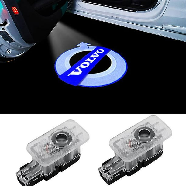2pcs Welcome Lights For Volvo S90 S80l S60l Xc60 Led Laser Projector Light  Logo Door Light Floor Lamp A Style