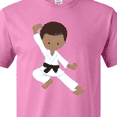 thumbnail image 4 of Inktastic African American Boy, Karate Boy, Kata, Black Belt T-Shirt, 4 of 5