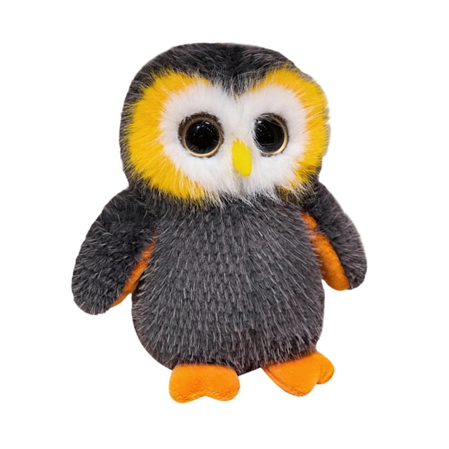 Búho de peluche Strade Fareast Limited figura de búho 33 cm gris oscuro
