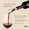thumbnail image 3 of Vasificador de vino TeTen Labs (paquete de 2), oro rosa premium, 3 of 6