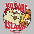 thumbnail image 2 of Junior's Outer Banks Kildare Island Surfboard Co. Relax Logo Graphic T-Shirt, 2 of 4