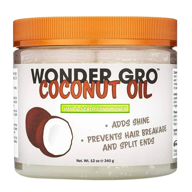 Coconut Oil Hair Grease Styling Conditioner, 12 Fl Oz Adds Shine,Pack