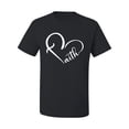 thumbnail image 2 of Wild Bobby Heart Made Of Faith Inspirational/Christian Men Graphic Tee, Black, Small, 2 of 5
