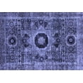 thumbnail image 1 of Ahgly Company Indoor Rectangle Abstract Blue Modern Area Rugs, 7' x 9', 1 of 4