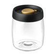 thumbnail image 4 of Recipiente para granos de café, recipiente sellado de vidrio hermético para almacenamiento de cocina, mantiene los alimentos frescos para té, dulces y 900ml, 4 of 8