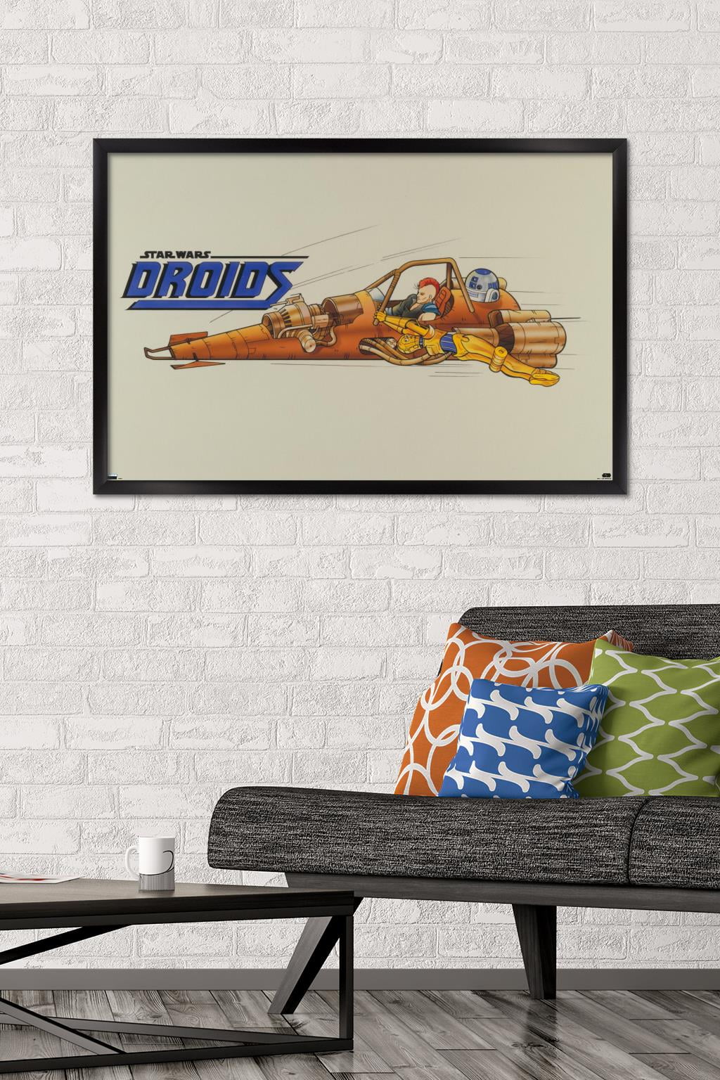 Star Wars: Droids - Speeder Wall Poster, 22.375" x 34", Framed