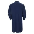 thumbnail image 3 of CONZONE Mens Muslim Kaftan Abaya Long Sleeve Robe For Men Trendy Solid Color Lapel Arab Thobe, 3 of 7