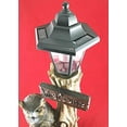 thumbnail image 2 of YTC SUMMIT Bouncer Perching Night Owl Welcome Sign Statue With Solar Powered Lantern LED Light Patio Decor Indoor Outdoor, 2 of 6