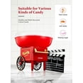 thumbnail image 2 of FOHERE Cotton Candy Machine for Kids, Hard Candy Floss Machine with Red Retro Design, 500W, 2 of 7