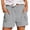 Light Gray, variant on Beach Shorts for Women Summer Casual Lightweight Elastic Waist Wide Leg Loose Athletic Shorts with Pockets
