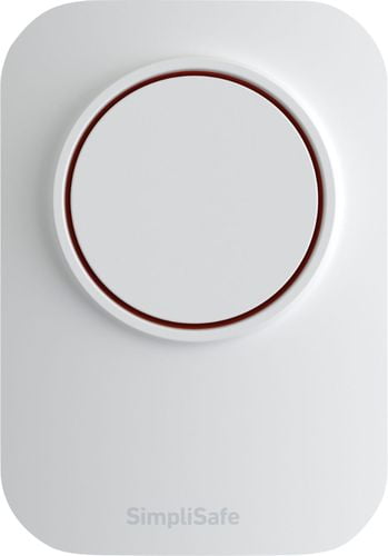 SimpliSafe - Wireless Auxiliary Siren - White
