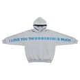 thumbnail image 7 of Hxshgdsn Long Sleeve Sweatshirts For Girls And Boys Cute Letters Printed With Hooded Pullover Tops Gray 13 Years, 7 of 7