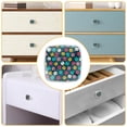 thumbnail image 5 of 4 Pieces Set Drawer Pulls Handle Square Wardrobe Cabinet Knobs with Stainless Steel Screws Furniture Kitchen Decor, 5 of 5