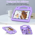 thumbnail image 3 of TECH CIRCLE Case for Onn 7" Tablet 2024 Gen 4, Cartoon Panda Shockproof Rugged Lightweight Convertible Stand Handles Kids Friendly Case for Onn 7 inch 4 Gen Tablet 2024 (Model:100135924),Lightpurple, 3 of 7