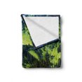 thumbnail image 2 of Mountain Soft Flannel Fleece Blanket, Bikers Riding on Mountainous Highway in the Alpine Mountains Digital Art Print, Cozy Plush for Indoor and Outdoor Use, 60" x 80", Hunter Green, by Ambesonne, 2 of 6