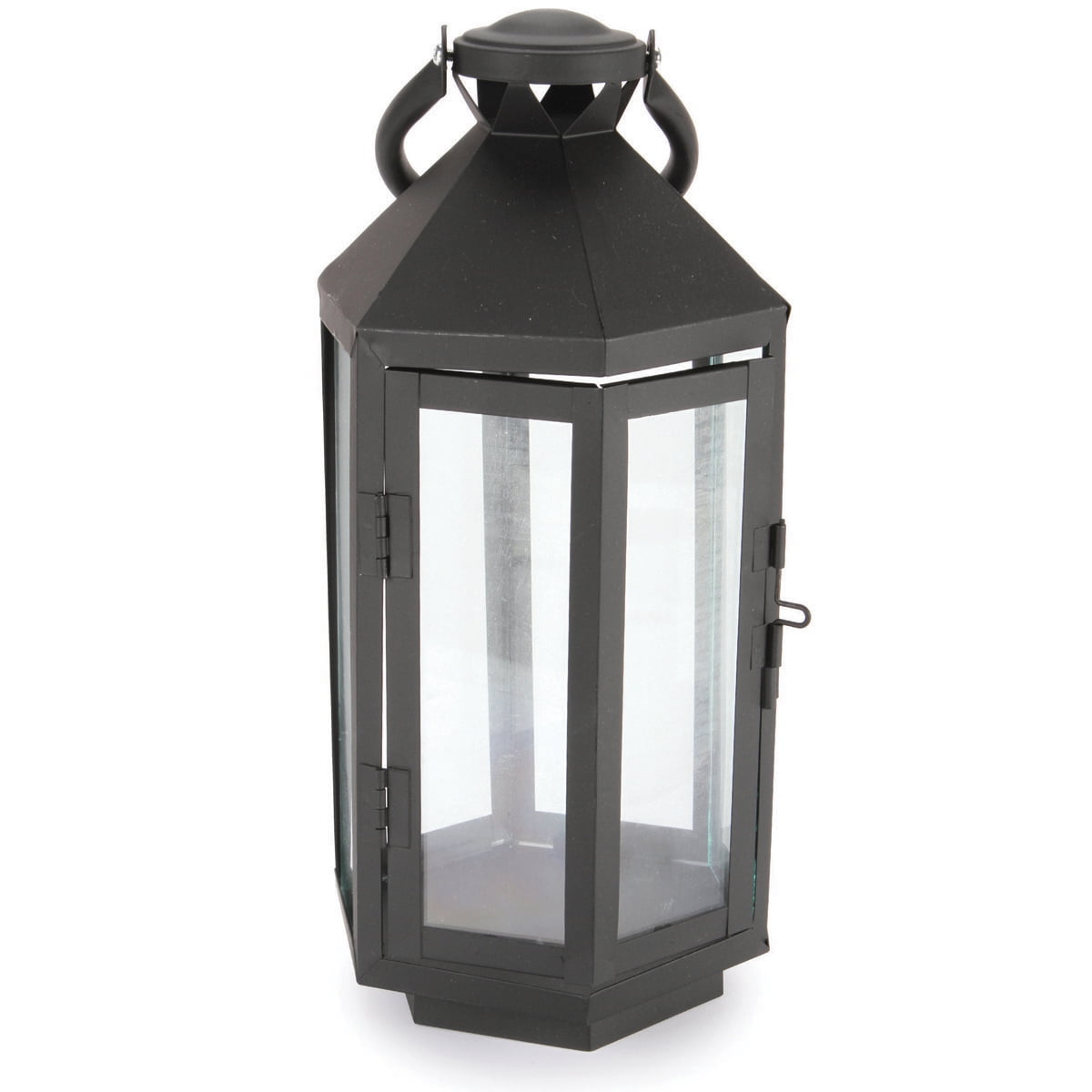 Black Metal Lantern 1/Pkg5.7"X6.7"X12.5", Pk 1, Darice