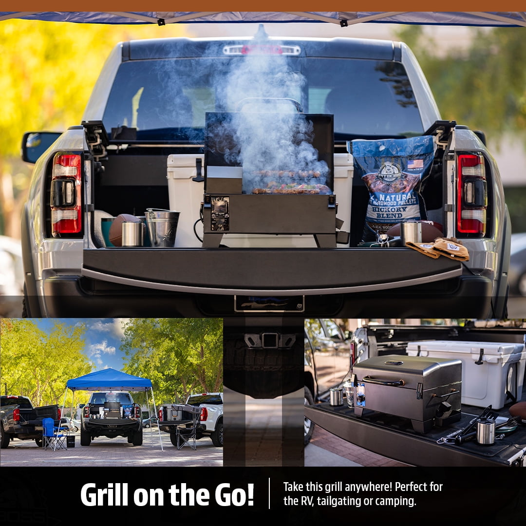 Pit Boss Portable Pit Stop Wood Pellet Grill – Onyx Edition