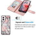 thumbnail image 5 of Tiflook Wallet Case for Motorola Moto G Power 5G 2024, PU Leather ID Cash Credit Card Slots Holder Carrying Pouch Folio Flip Cover [Detachable Magnetic Hard Cases] Lanyard - Marble, 5 of 6