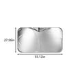 thumbnail image 3 of Tgbvmt Portable Car Sunshade, Front Windshield Thermal Insulation Sunscreen Foldable Sunshade for Cars and SUVs, Effective UV Block, 20°C Temperature Difference for Summer Protection, 3 of 9