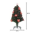thumbnail image 2 of Gerson 3 ft. Pre Lit Multi Color Changing Fiber Optic Poinsettia Tree, 2 of 2