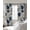 Blue, variant on Navy Blue Beige Floral Blackout Curtains for Bedroom/Living Room, Thermal Insulated Kitchen Curtains, Vintage Farmhouse Floral Leaves Grommet Darkening Window Treatment Drapes 52"x63"x2