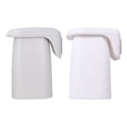 thumbnail image 1 of EeaseCA 2pcs Toothbrush Cup with Self-adhesive Base Upside Down Cup without Punching, 1 of 8