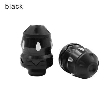 Motorbike Decoration Durable E-Bike Electric Scooter Accessories Shockproof Slider Cups Anti Crash Protector BLACK