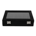 thumbnail image 1 of Earring Storage Box, 24 Grid Space Saving Neat Multifunction  Jewelry Tray  For Rings Black, 1 of 8