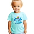 thumbnail image 2 of Cute Axolotl Birthday Shirt for Boys and Girls Kawaii Party Hat Graphic Tee for Kids and Toddlers Chill Shirt 3T, 2 of 8