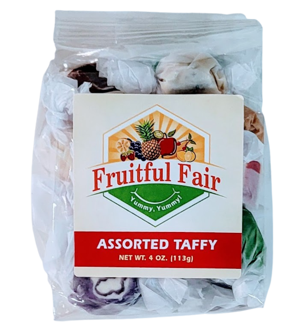Saltwater Taffy Soft Chewy Candy by Fruitful Fair Gourmet Assorted