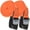 Orange, variant on LOLIPPYY Ratchet Tie Down Lashing Straps Nylon Orange Load Securing Transportation 2 Rolls